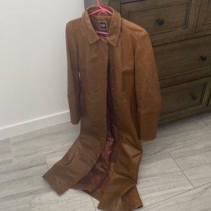 Caramel long trend jacket size medium from Gap store